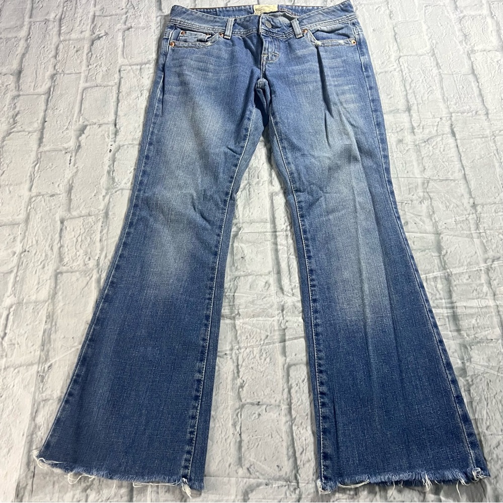 American Eagle The Artist Low Rise Jeans Y2K style Flare Leg - Picture 9 of 9